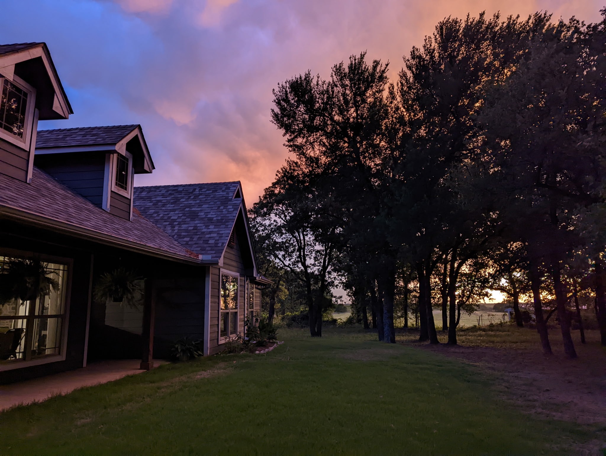 Home at Sunset at 3207 FM 2048